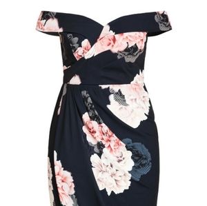 City Chic french floral dress various sizes. New in package. 16,20W